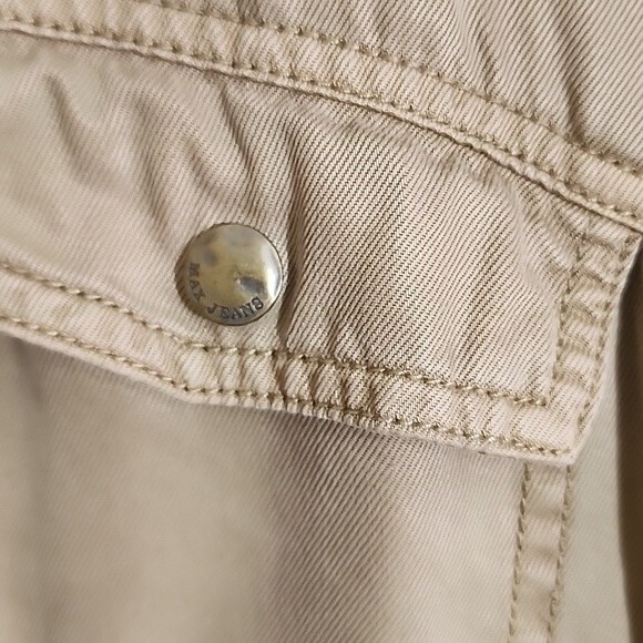 Max Jeans beige plus size utility jacket size 1X - Picture 8 of 10